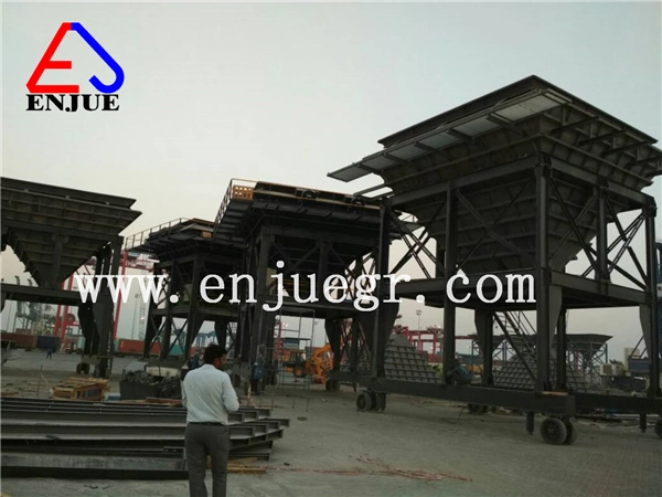 Jetty Use Double Truck Bulk Cargo Dedusting Loading Unloading Hopper