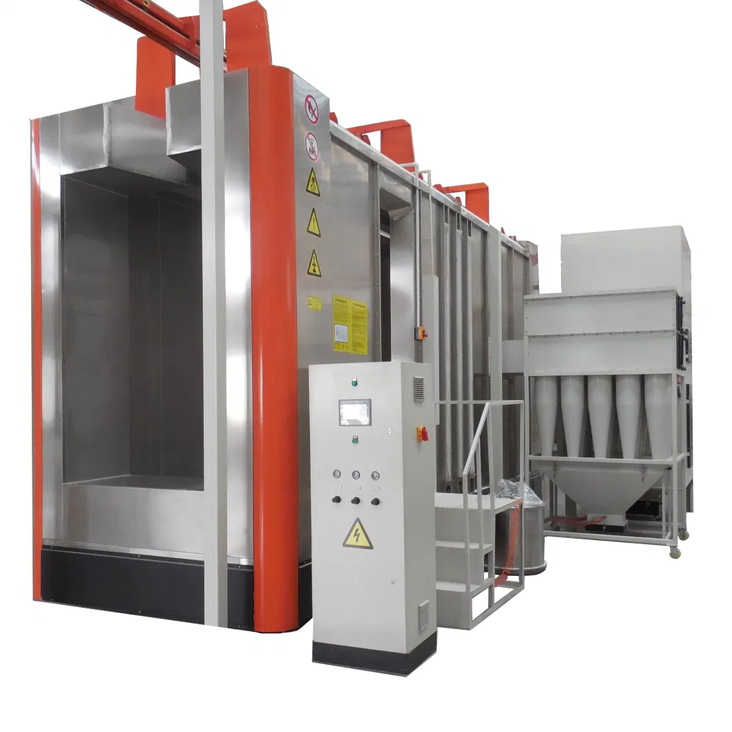 China Batch Powder Coating Curing Oven/Booth/Gun for Steel Pipes